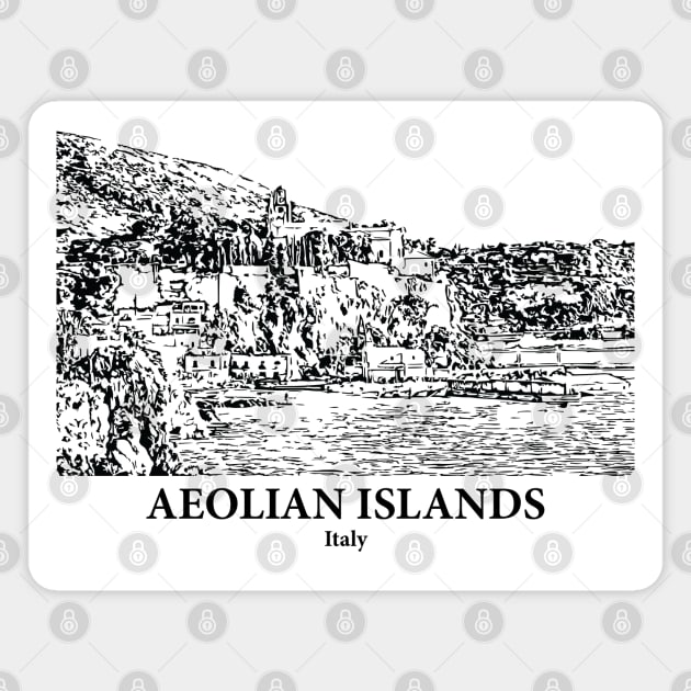 Aeolian Islands - Italy Magnet by Lakeric